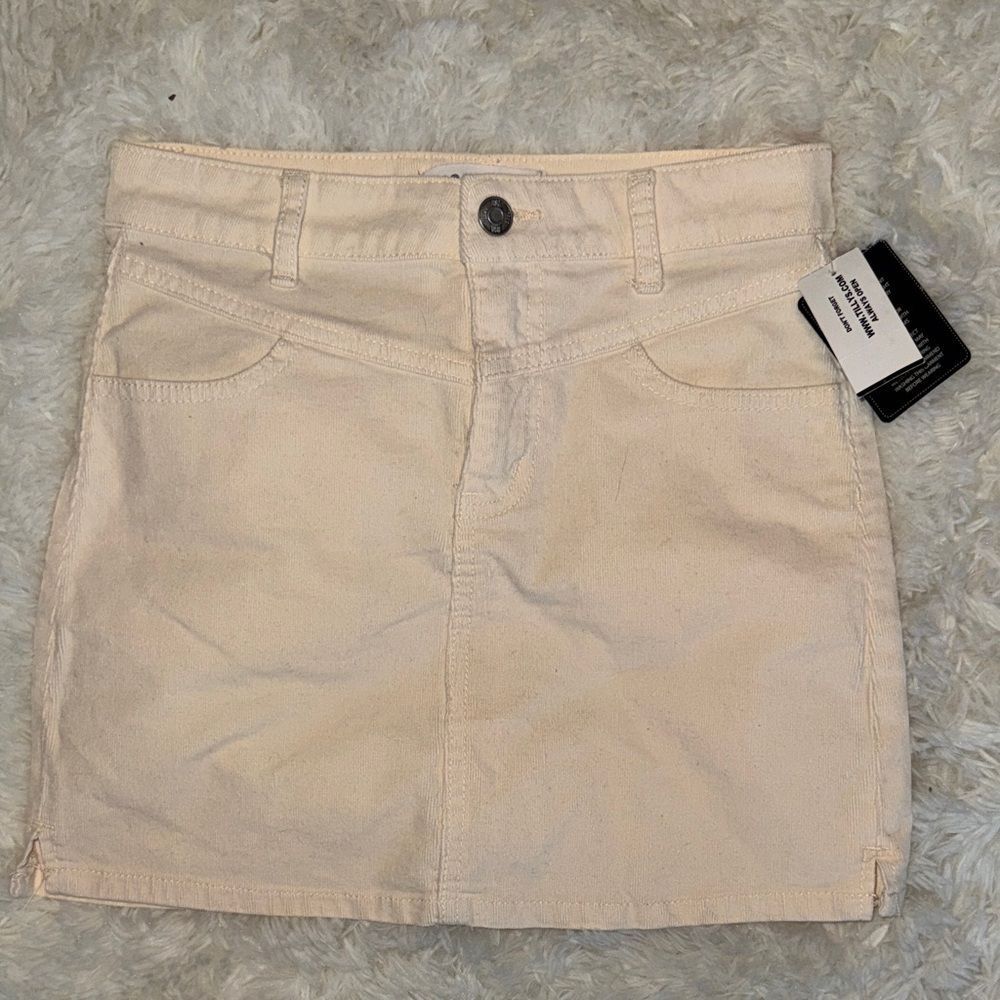 RSQ Light Tan Mini Skirt